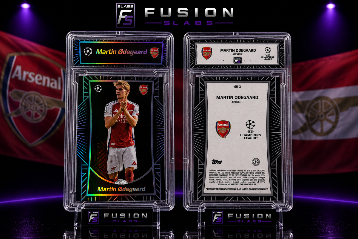 Martin Odegaard, Shadow Etch Case Hit, Topps Chrome UCC 2025/26