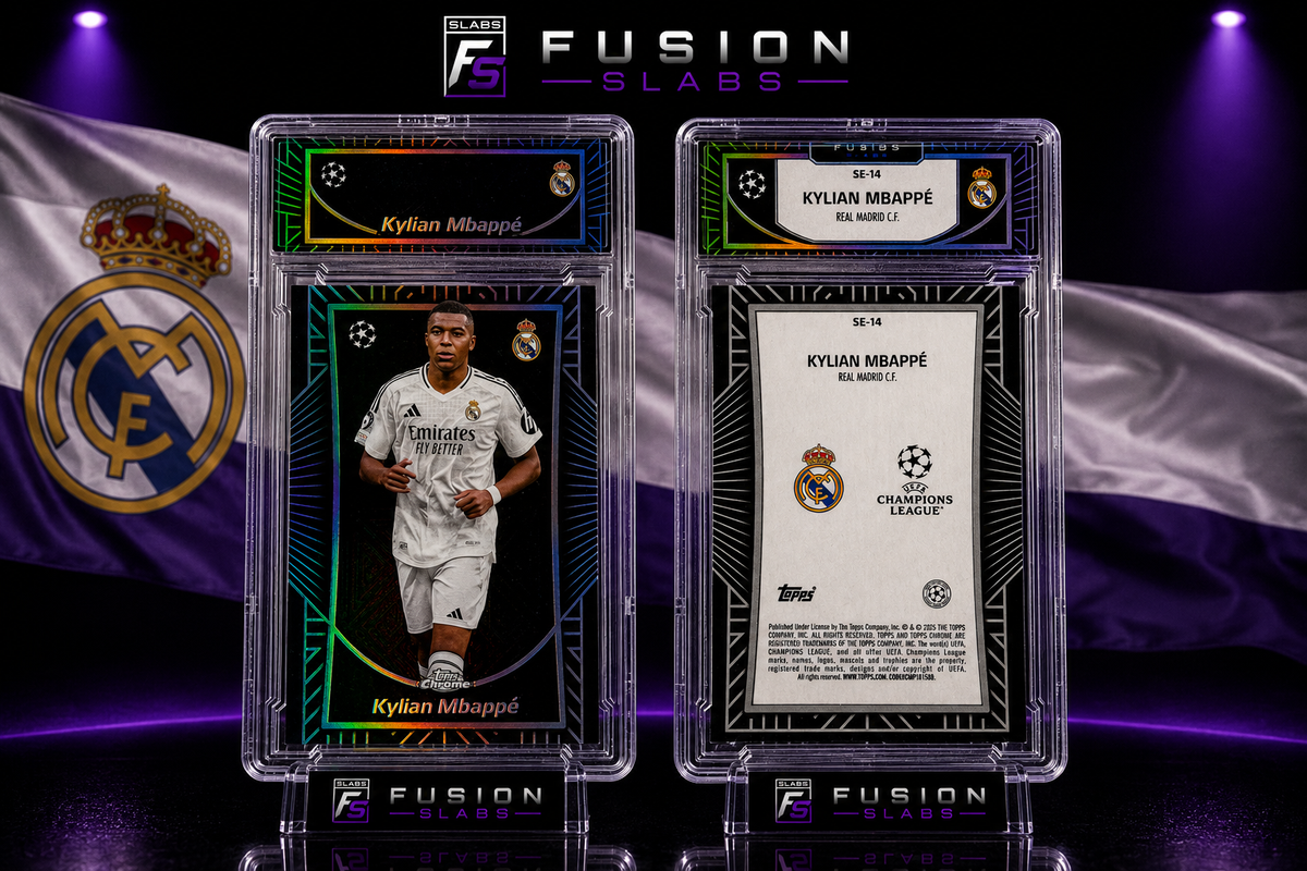 Kylian Mbappe, Shadow Etch Case Hit, Topps Chrome UCC 2025/26