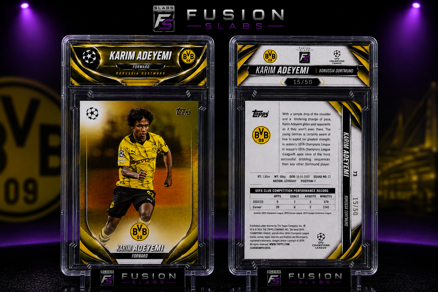 Karim Adeyemi, 15/50, Topps UCC 2023/24