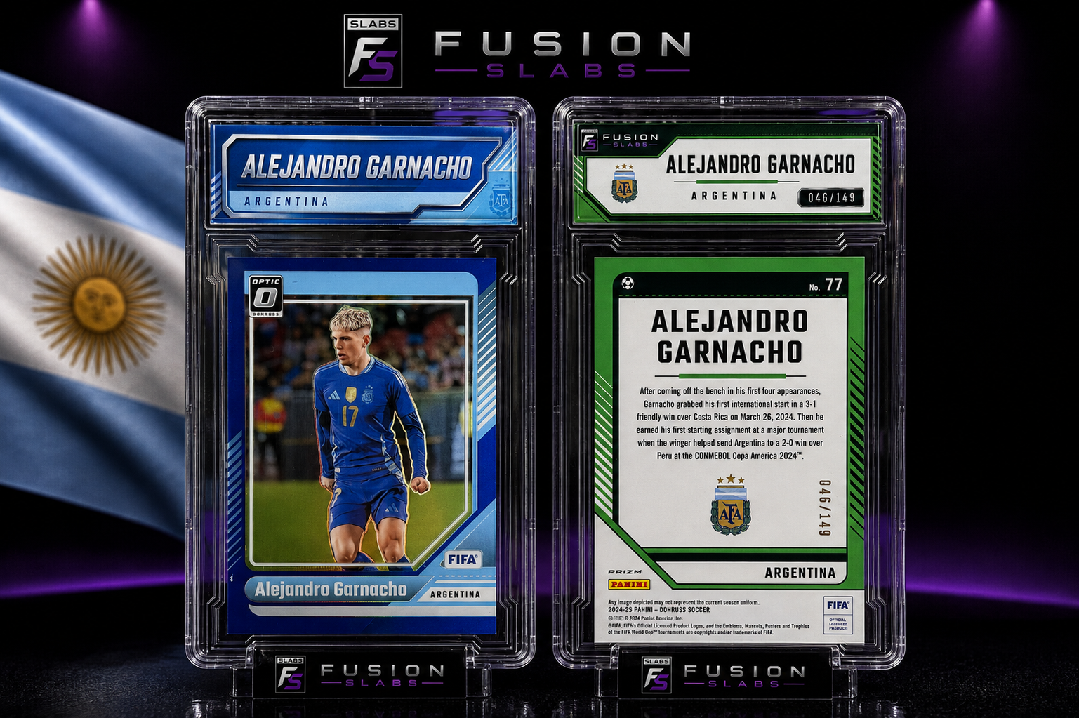 Alejandro Garnacho, 046/149, Panini Donruss 2024/25