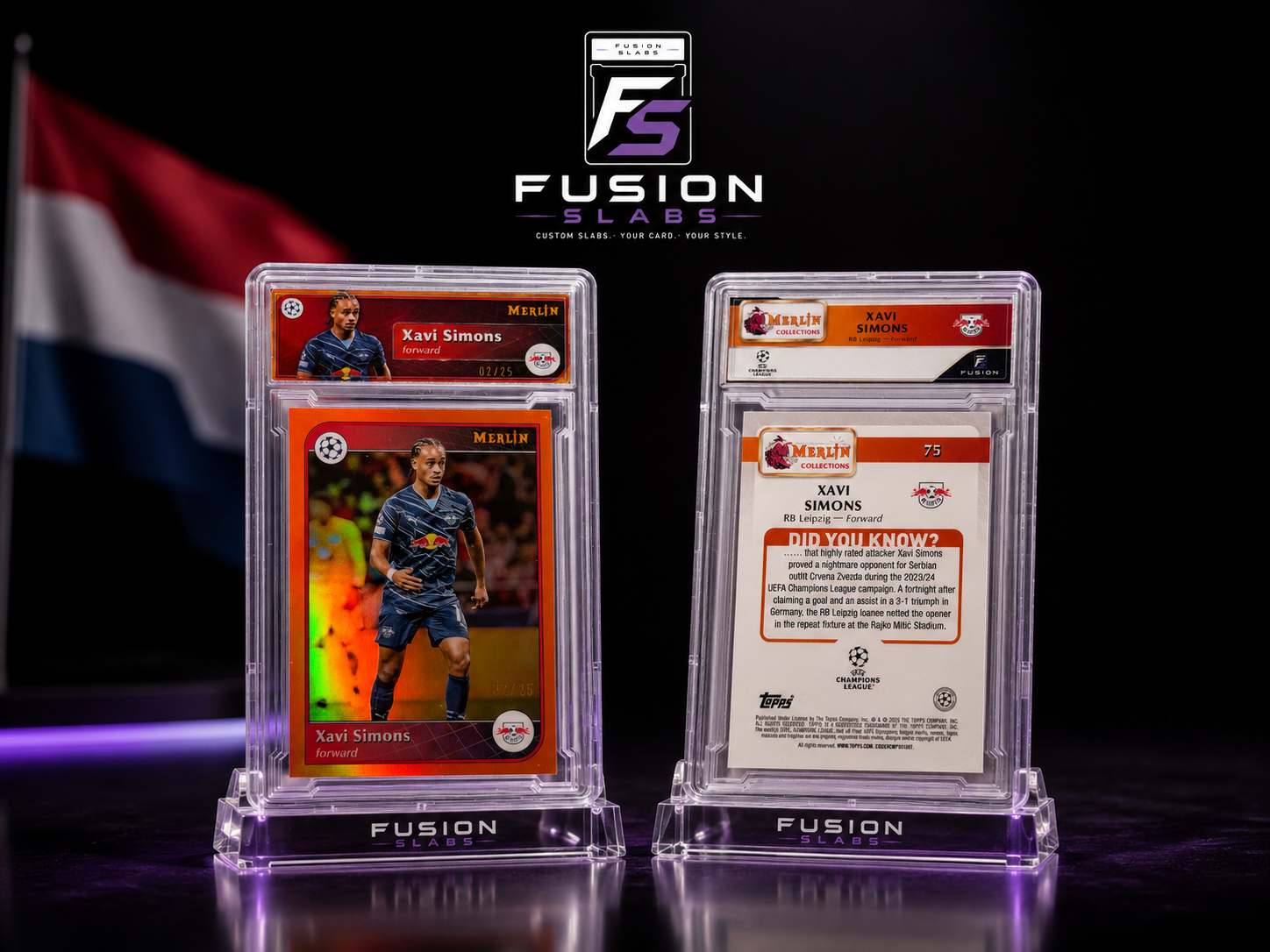 Xavi Simons, 02/25, Topps Merlin UCC 2024/25