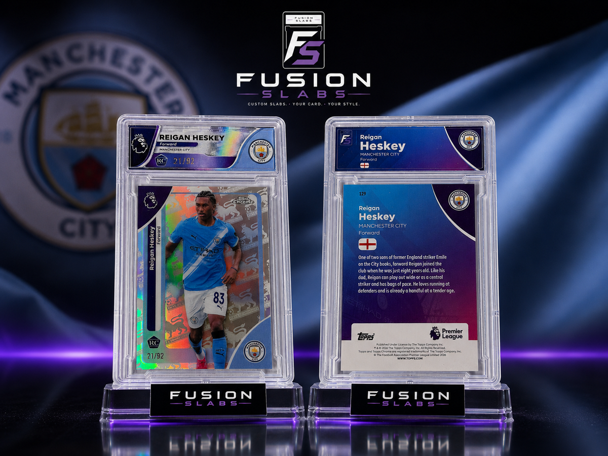 Reigan Heskey, 21/92, Retrofractor, RC, Topps Chrome Premier League 2025/26
