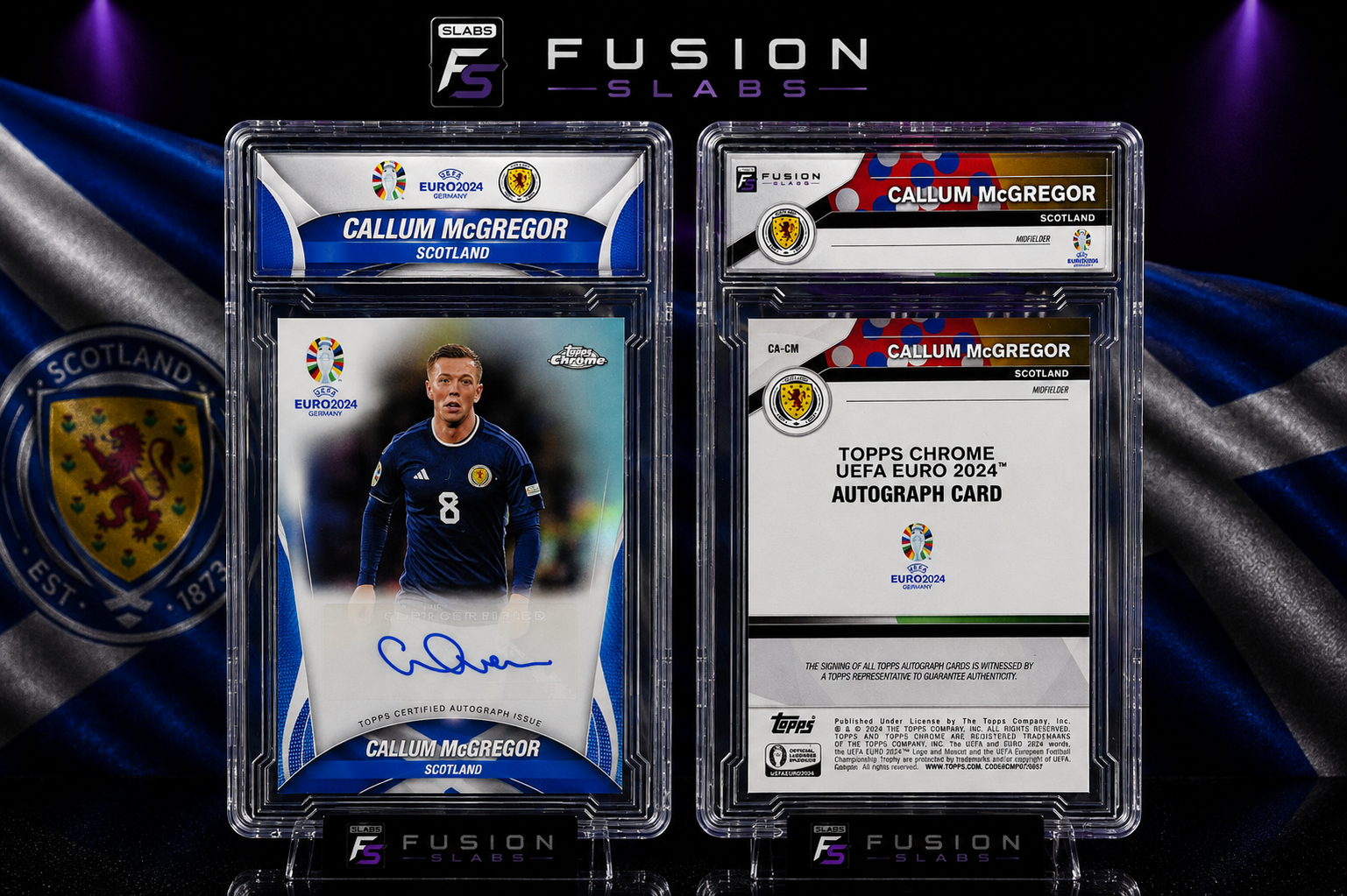 Callum McGregor, Auto, Topps Chrome UEFA Euro 2024